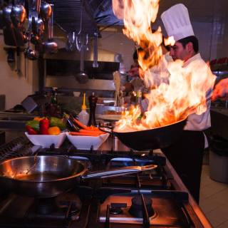 Frying pan wallpaper