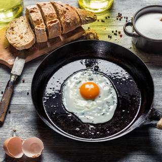 Frying pan wallpaper