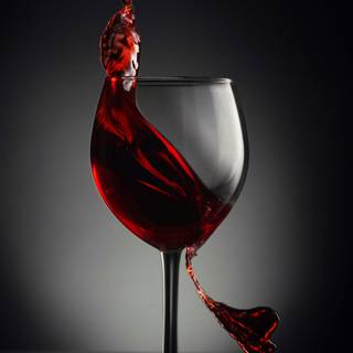 Glass of wine wallpaper