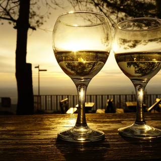 Glass of wine wallpaper