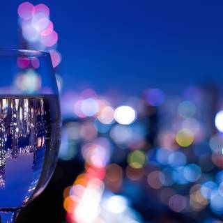 Glass of wine wallpaper