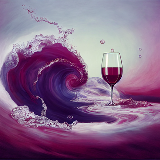 Glass of wine wallpaper