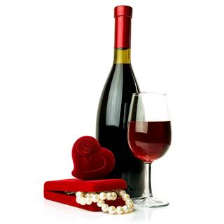 Glass of wine wallpaper