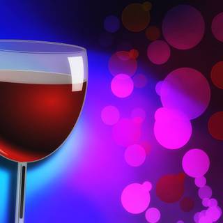 Glass of wine wallpaper