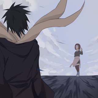 Obito and Rin 4k wallpaper