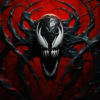 Venom logo 4k wallpaper