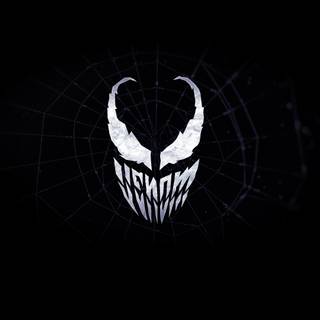 Venom logo 4k wallpaper