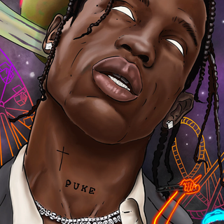 Travis Scott 4k phone wallpaper