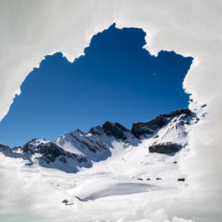 Ice mountain 4k wallpaper