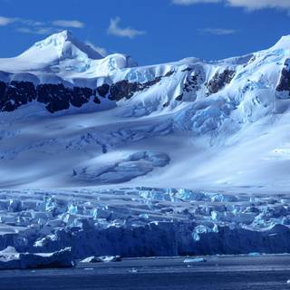 Ice mountain 4k wallpaper