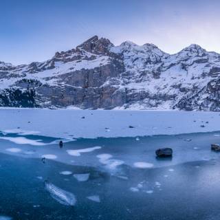 Ice mountain 4k wallpaper