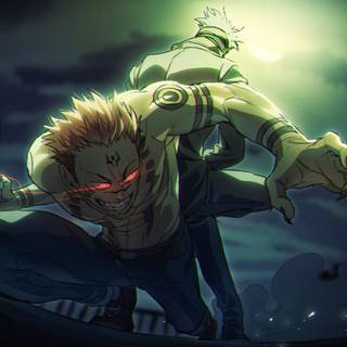 Jujutsu Kaisen computer 4k wallpaper