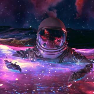 Calm space wallpaper