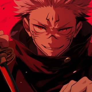 Sukuna red wallpaper