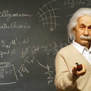 Albert Einstein 4k wallpaper