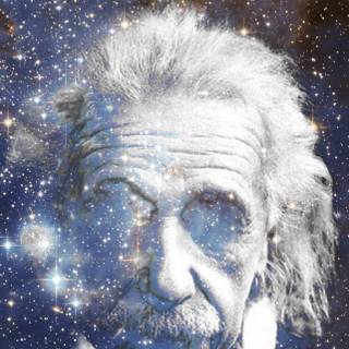 Albert Einstein phone wallpaper
