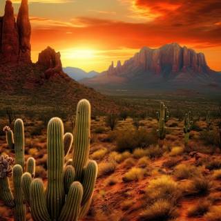 American desert wallpaper