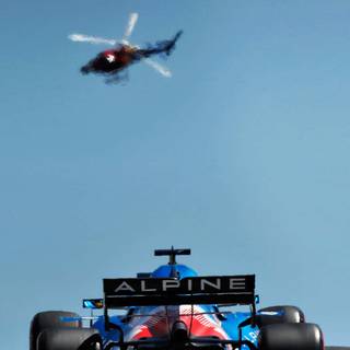 Alpine F1 iPhone wallpaper