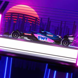 Alpine F1 iPhone wallpaper