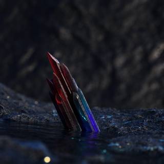 Crystals 4k wallpaper