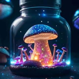 iPhone glow wallpaper