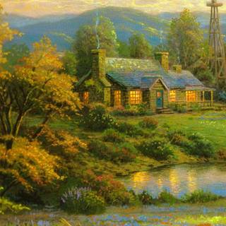 Countryside iPhone wallpaper