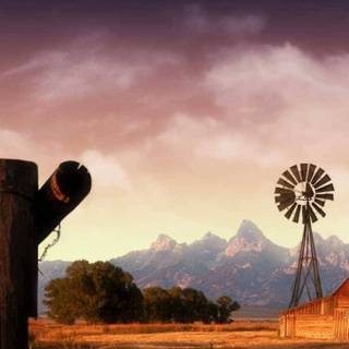 Countryside iPhone wallpaper