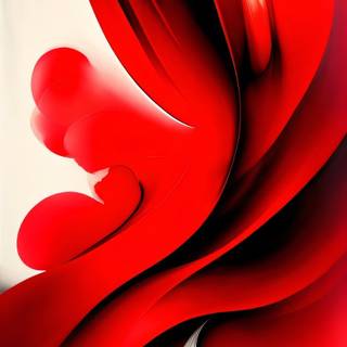 Red and white phone wallpaper