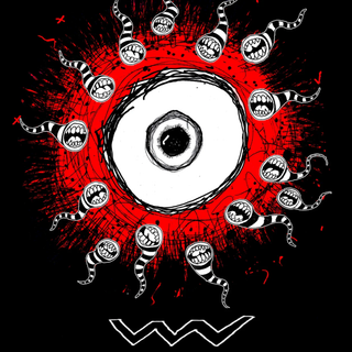 Red and white phone wallpaper