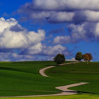 Countryside iPhone wallpaper