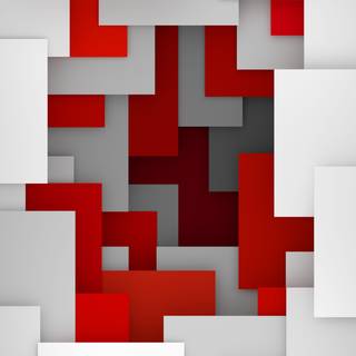 Red and white phone wallpaper