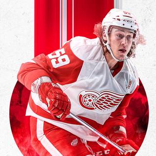 Red and white phone wallpaper