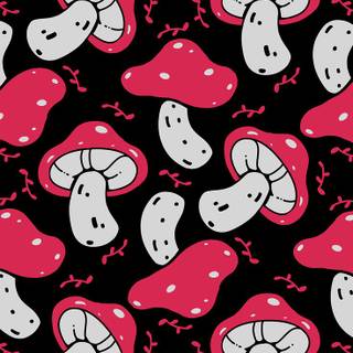 Red and white phone wallpaper