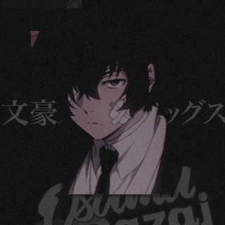 Dark Dazai phone wallpaper
