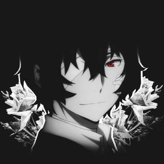 Dark Dazai phone wallpaper