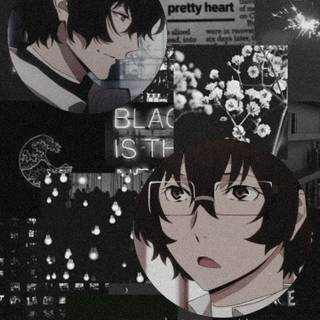 Dark Dazai phone wallpaper
