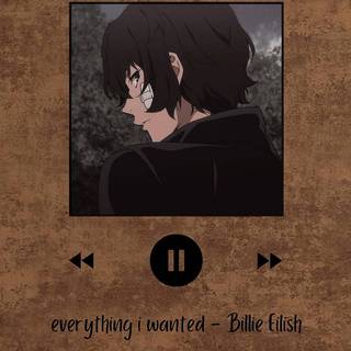 Dark Dazai phone wallpaper