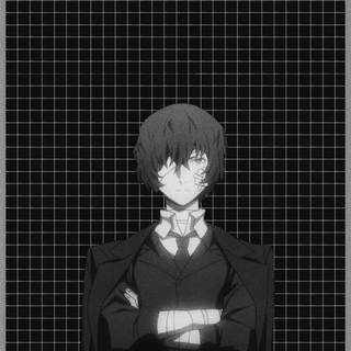Dark Dazai phone wallpaper