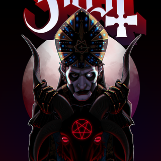 Ghost band iPhone wallpaper
