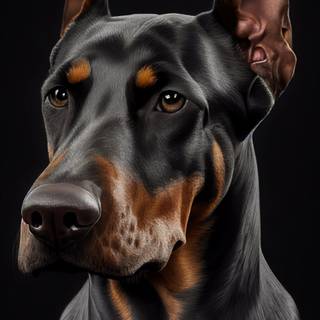 Doberman iPhone wallpaper