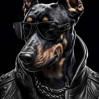 Doberman iPhone wallpaper