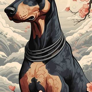 Doberman iPhone wallpaper