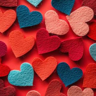 Hearts phone wallpaper