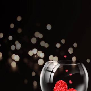 Hearts phone wallpaper