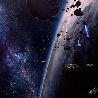 Galaxy iPhone 13 wallpaper