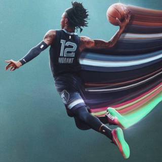 NBA dunks iPhone wallpaper