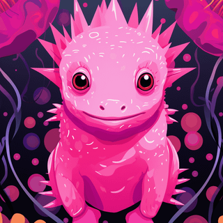 Axolotl iPhone wallpaper