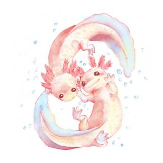 Axolotl iPhone wallpaper
