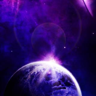 Galaxy iPhone 13 wallpaper