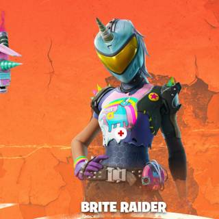 Brite Raider Fortnite wallpaper